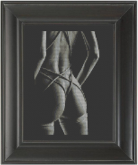 Bondage 09 - Cross Stitch Pattern Chart Erotic Nude Sexy NSFW