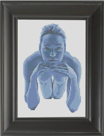 Blue Dream - Cross Stitch Pattern Chart Erotic Nude Sexy NSFW