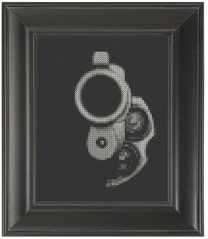 Gun In Your Face - Cross Stitch Pattern Chart