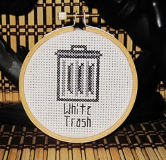 White Trash Threezle - Cross Stitch Pattern Chart
