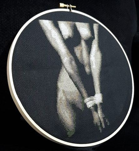 Bondage 02 - Cross Stitch Pattern Chart Erotic Nude Sexy NSFW