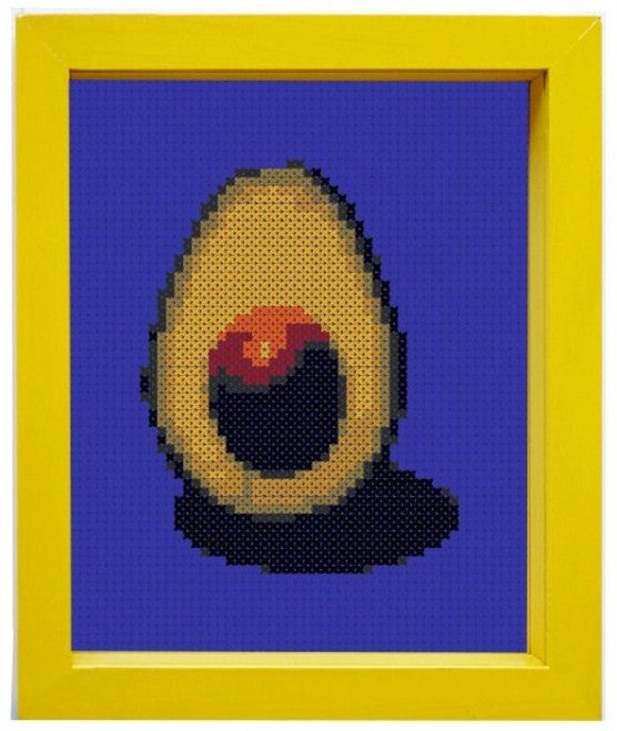 Avocado - Cross Stitch Pattern Chart