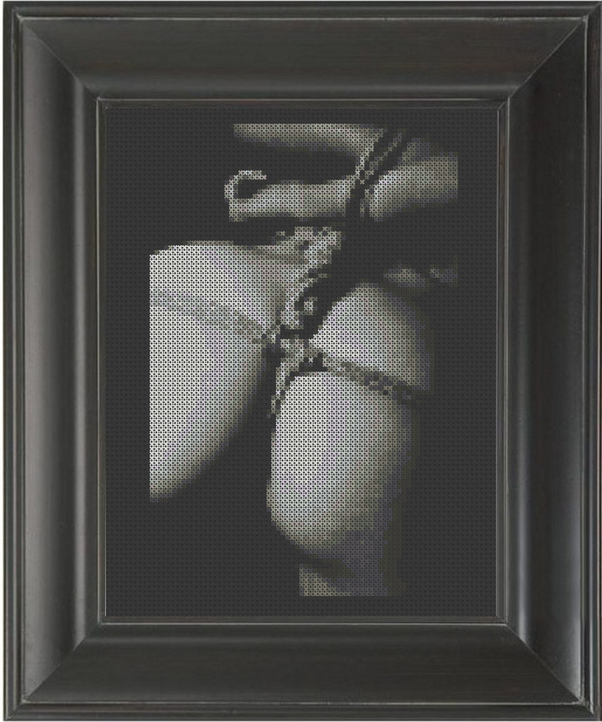 Bondage 13 - Cross Stitch Pattern Chart Erotic Nude Sexy NSFW
