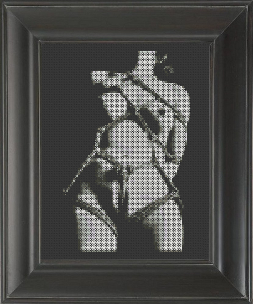 Bondage 26 - Cross Stitch Pattern Chart Erotic Nude Sexy NSFW