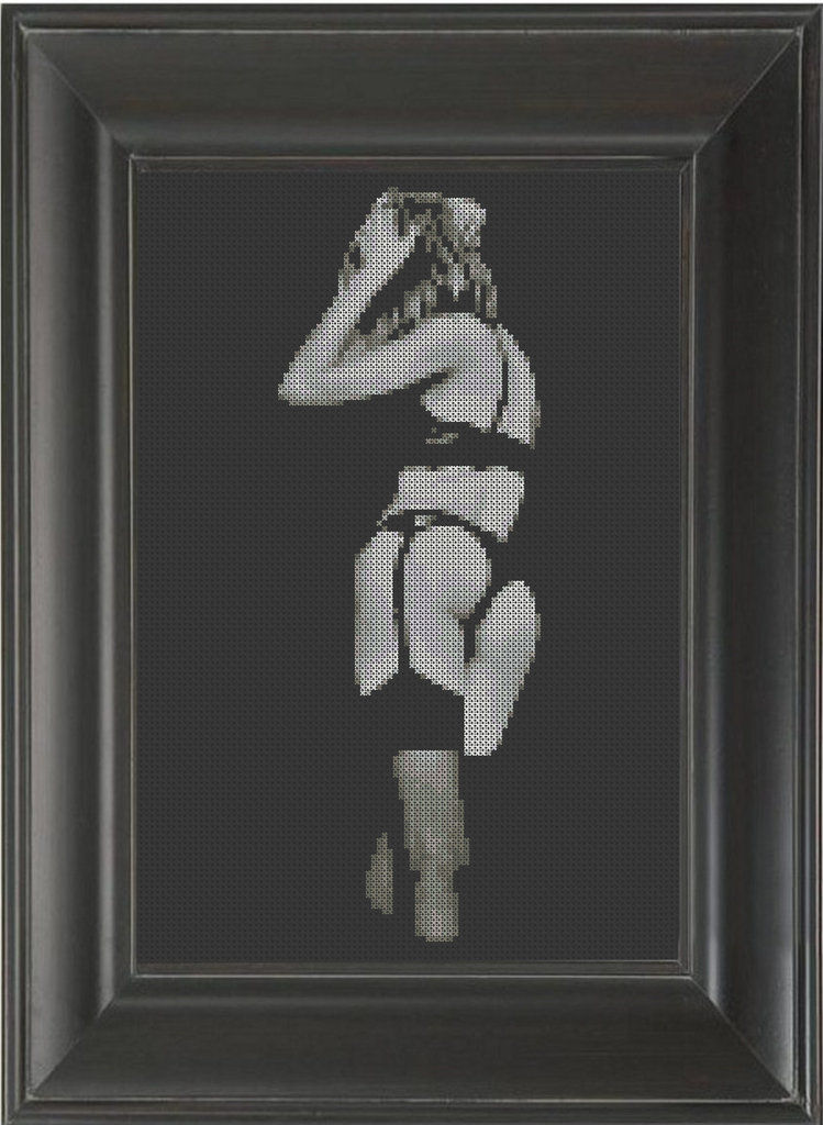 @blondetrash - Cross Stitch Pattern Chart Erotic Nude Sexy NSFW