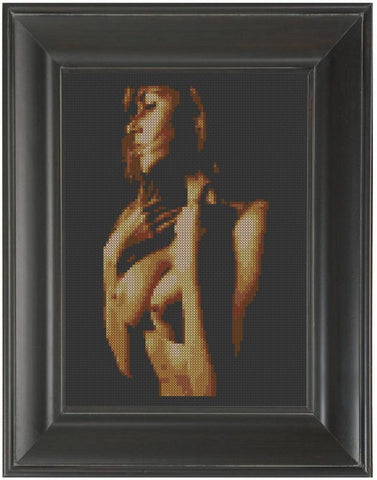 Clavicle Exam - Cross Stitch Pattern Chart Erotic Nude Sexy NSFW