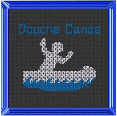 Douche Canoe - Cross Stitch Pattern Chart