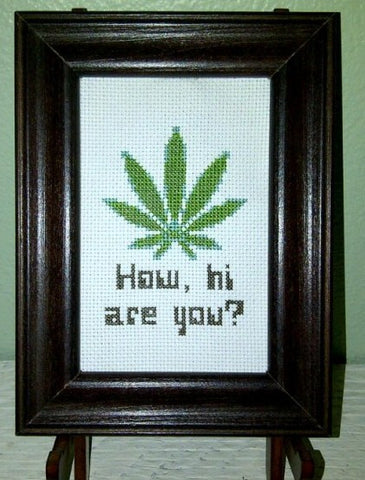 How, Hi Are You? - Cross Stitch Pattern Chart