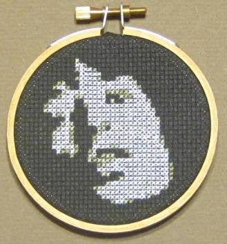 Mick Jagger Threezle - Cross Stitch Pattern Chart