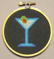 Alcohol Threezle Set - Cross Stitch Pattern Chart