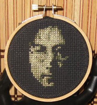 John Lennon Threezle - Cross Stitch Pattern Chart