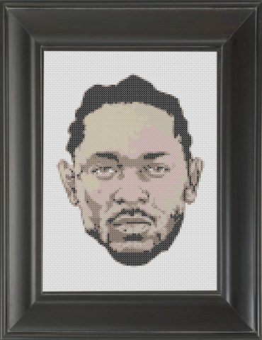 Kendrick Lamar - Cross Stitch Pattern Chart