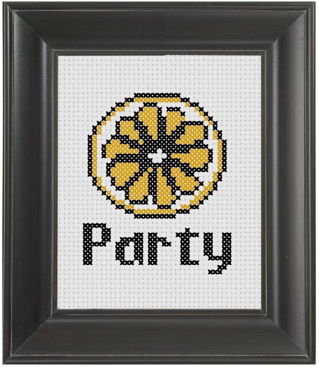 Lemon Party - Cross Stitch Pattern Chart