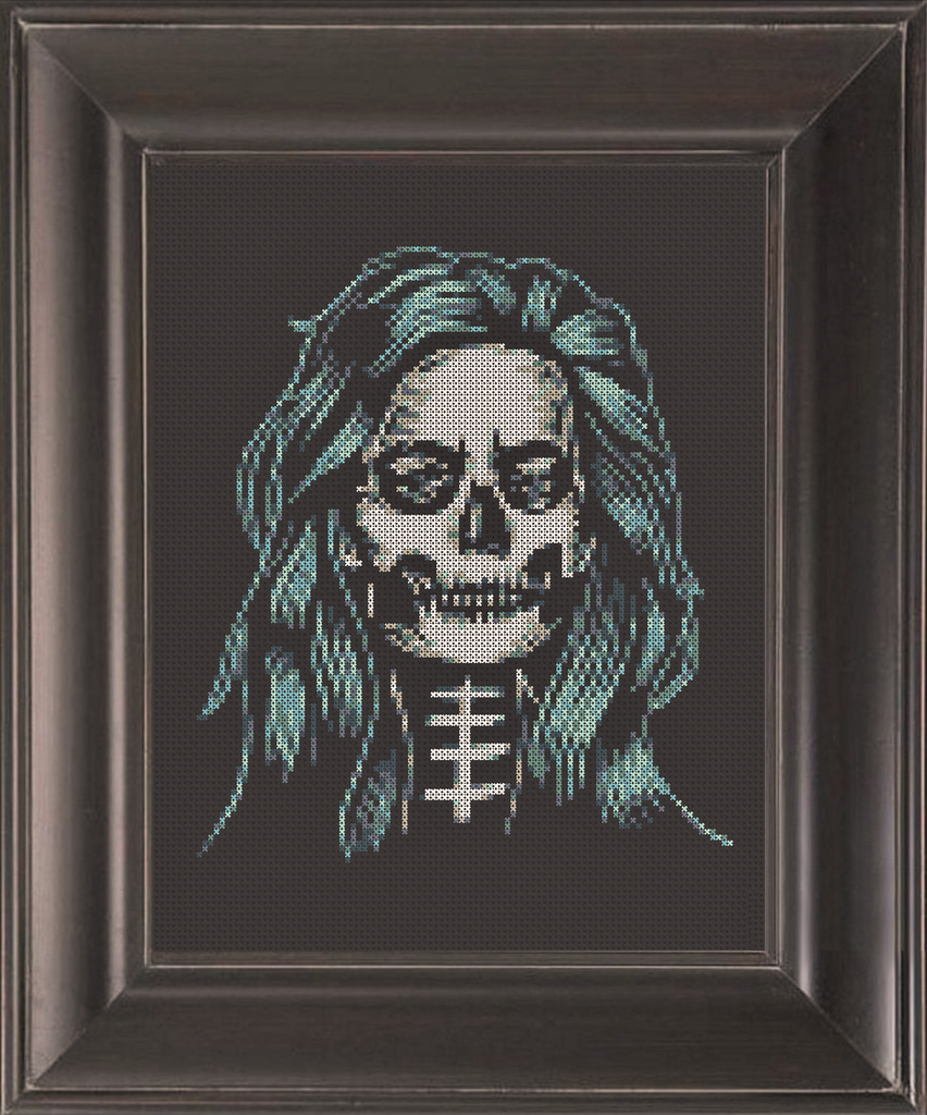 Skeleton - Day of the Dead - Cross Stitch Pattern Chart