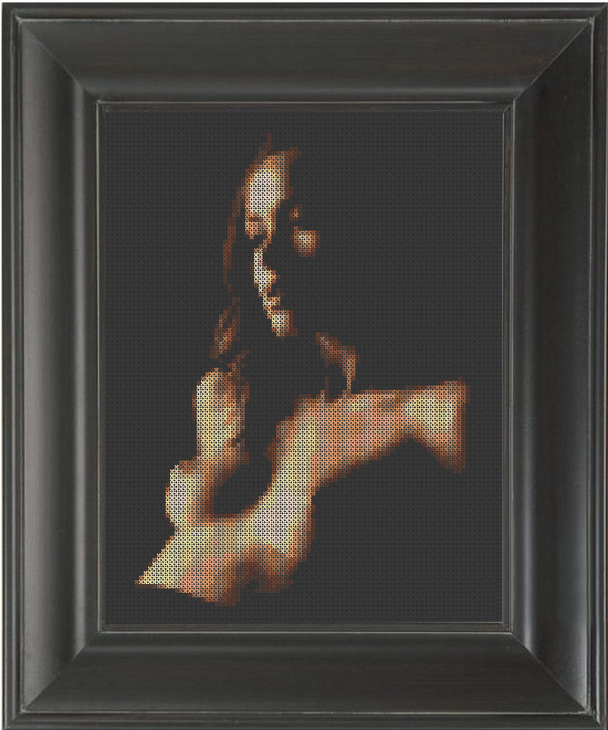 Submissive - Cross Stitch Pattern Chart Erotic Nude Sexy NSFW