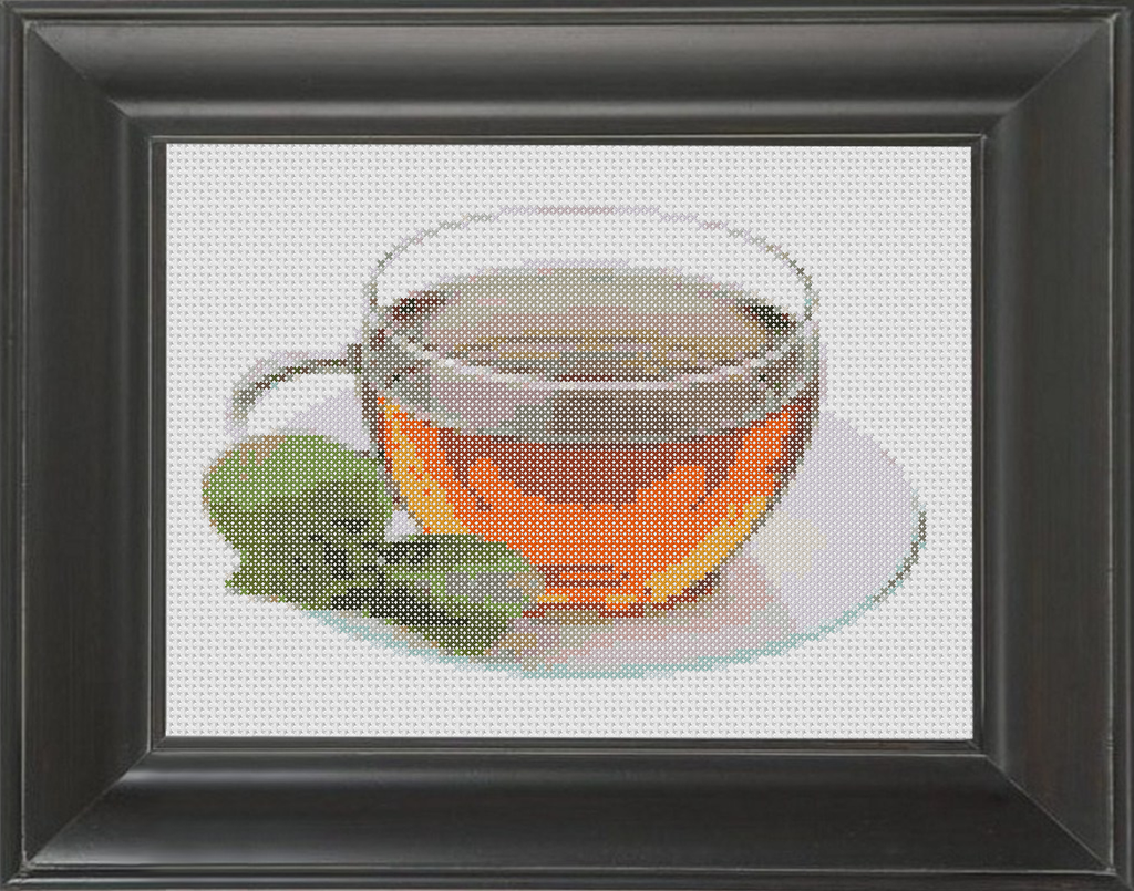 Tea - Cross Stitch Pattern Chart