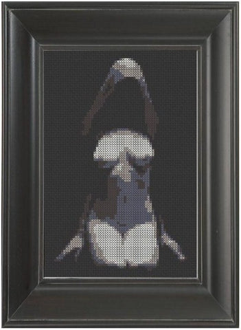 Veiled Nude - Cross Stitch Pattern Chart Erotic Nude Sexy NSFW