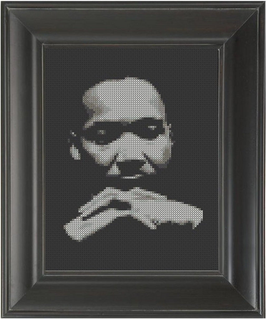Martin Luther King, Jr. - Cross Stitch Pattern Chart MLK