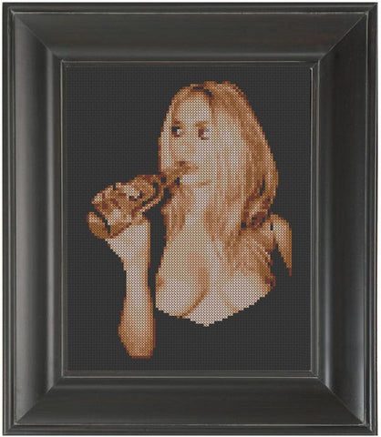 Beer and Boobs - Cross Stitch Pattern Chart Erotic Nude Sexy NSFW