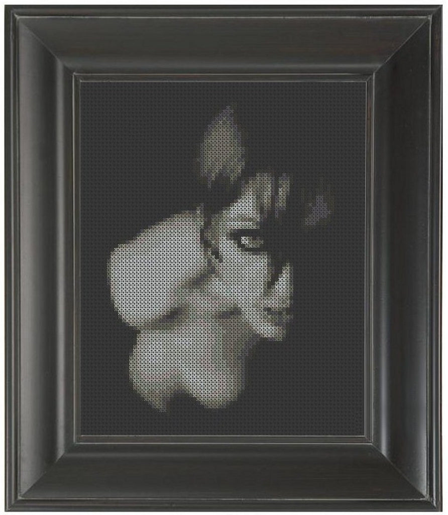 Looking Up - Cross Stitch Pattern Chart Erotic Nude Sexy NSFW