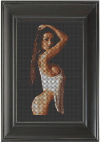Curves - Cross Stitch Pattern Chart Erotic Nude Sexy NSFW
